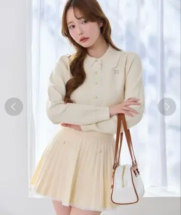 NICE CLAUP 폴로 옷깃 니트 셋업