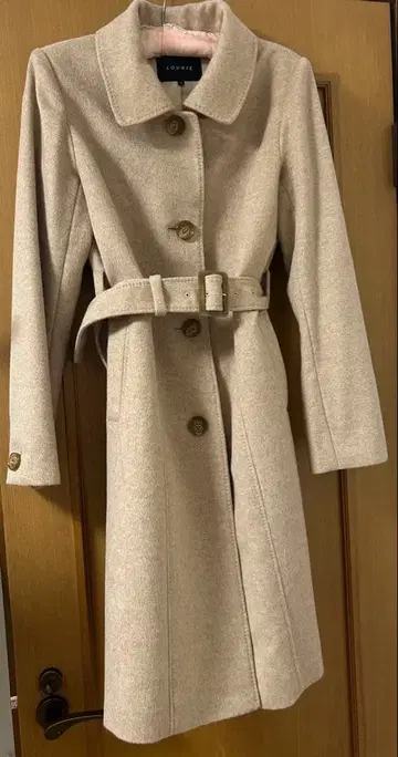 LOUNIE 베이지 롱 코트