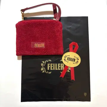 페이 FEILER 유니컬러 사이드 파우치 레드