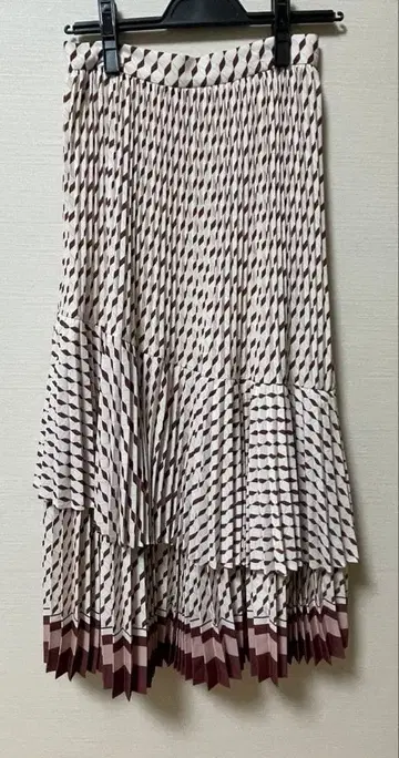 프로포션 바디 드레싱 격자 무늬 플리츠 스커트 M