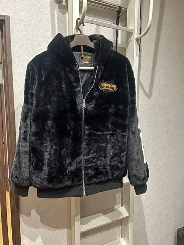 vanson 스켈레톤 디자인 플리스 자켓 L 사이즈