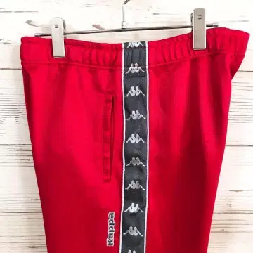 [레어] 카파 저리 하의 S 레드 하프 팬츠 J279