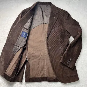 beams f 코듀로이 테일러드 자켓 브라운 48