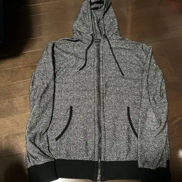 JOSEPH HOMME 그레이 계열 풀 집업 후드 부착 후드티