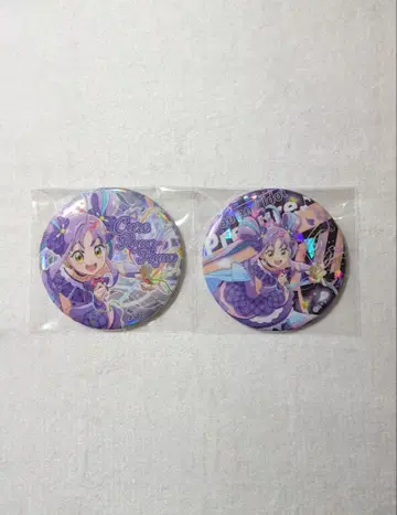 너와 아이돌 프리큐어 드림 스테이지 캔뱃지 큐어 큐운큐운 2종