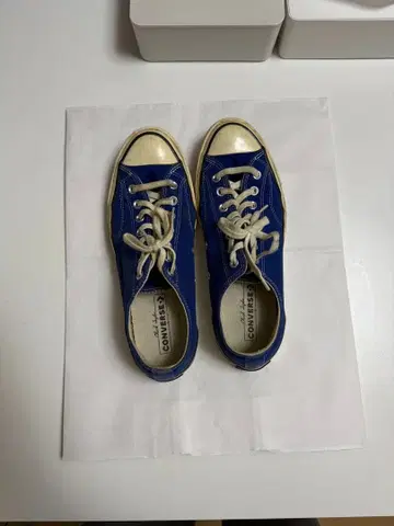 CONVERSE CT70 블루 스니커즈 로우컷
