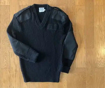 구제 의류 블랙 밀리터리 니트