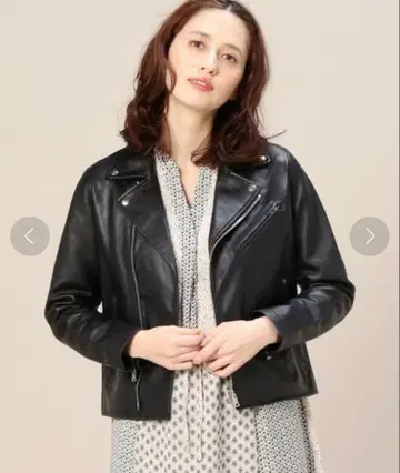 BEAUTY&YOUTH UNITED ARROWS 시어링 가죽 라이더 재킷