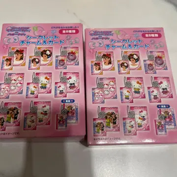 러브베리 헬로키티 시크릿 참 & 카드 미개봉 새상품