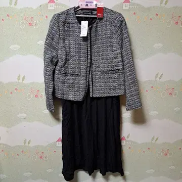 미사용 세레모니 트위드 숏 자켓 원피스 세트 포멀 19호