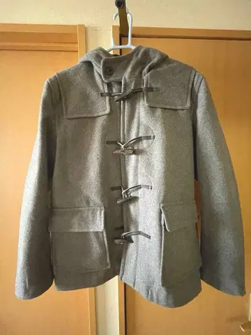 [ M 사이즈 ] RAGEBLUE 숏 기장 더플 코트 그레이