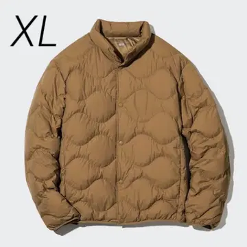UNIQLO 울트라 라이트 다운 웨이브 퀼트 자켓 브라운 XL