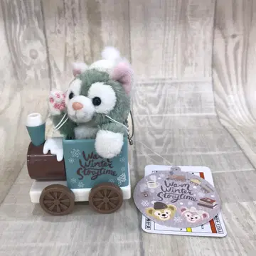 택 포함 Disney 젤라토니 봉제 인형 키링 기차