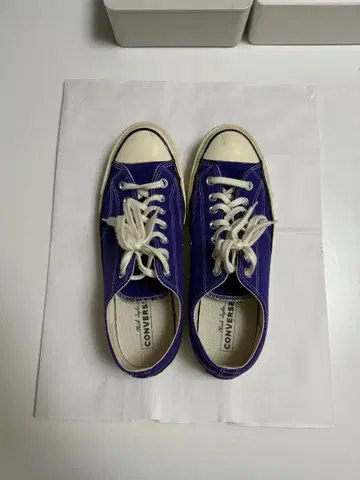 CONVERSE CT70 퍼플 로우컷 스니커즈