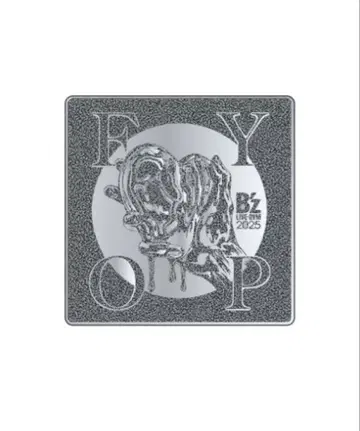 B'z FYOP 차리티 핀 배지