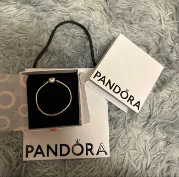 판도라 하트형 락 팔찌