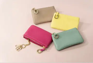 미사용 새상품 소메스 안장 피콜로 슬림 파우치 핑크