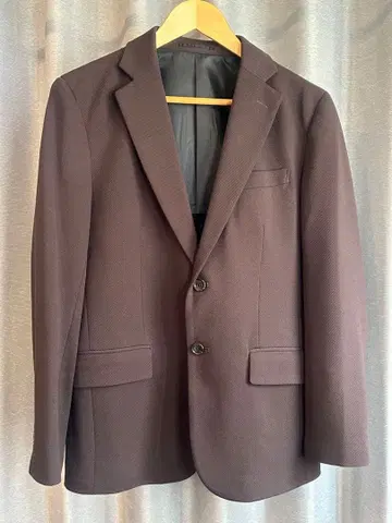 남성용 셋업 자켓 팬츠 브라운