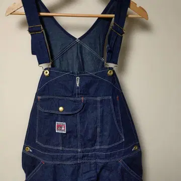 TCB Jeans 다크 데님 오버롤 36