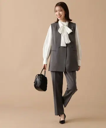 N. Natural Beauty Basic 센터 프레스 테이퍼드 팬츠