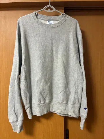 Champion 리버스 위브 파랑 택 그레이 트레이닝복