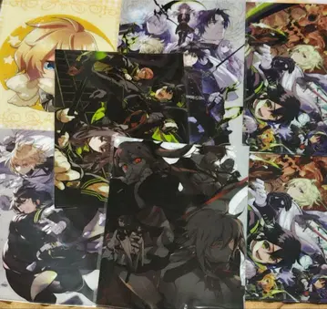 종말의 세라프 10주년 기념전 클리어 파일 클리어 파일 세트