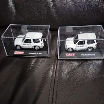 다이캐스트 REAL-X 1/72 미쓰비시 파제로 미니카 2대 세트
