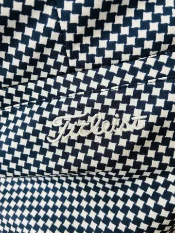 ( W76 ) Titleist 체크 무늬 슬림 핏 팬츠