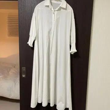 화이트 셔츠 원피스 긴팔