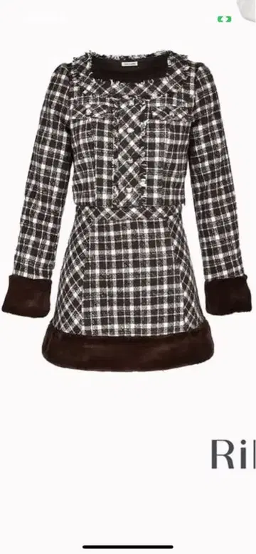 Rilly emulie Furcheckminisetup Brown