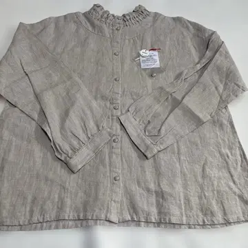 블루 willow blue willow 린넨 투웨이 블라우스