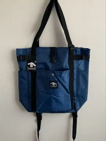 시나모롤 2way 럭색 네이비