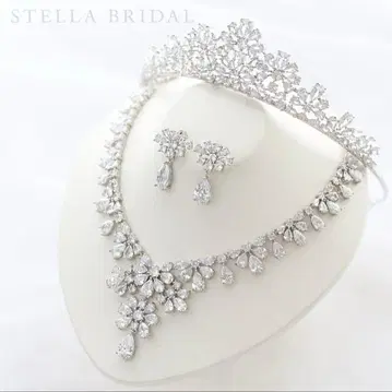 스텔라 브라이덜 티아라 목걸이 귀찌