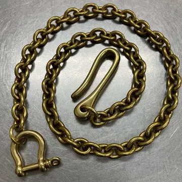 놋쇠 지갑 체인 약 53cm 마루코반 아즈키 체인 심플 후크