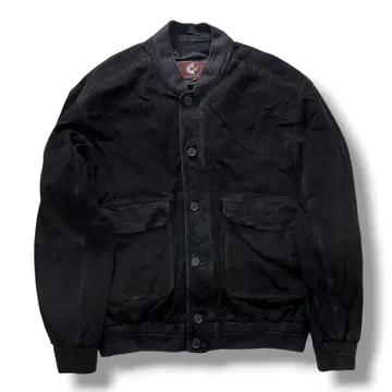 유로 빈티지 80s 발스타 자켓 A-2 블랙 스웨이드
