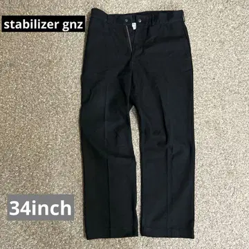 stabilizer gnz 블랙 팬츠 size 34인치