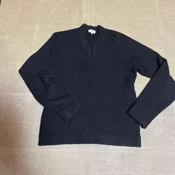 Paul Smith 울 100% 블랙 V넥 스웨터 M