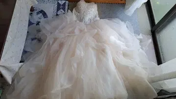 아이보리 드레스 파니에 포함.