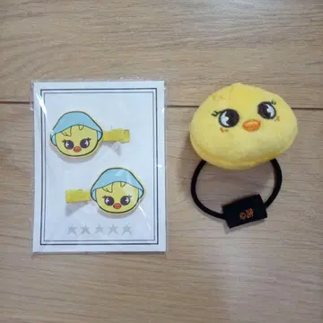 Stray Kids 5 STAR 헤어 클립 머리끈 세트