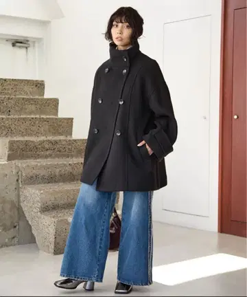 [ PAGEBOY ] 라이너 부착 미들 자켓