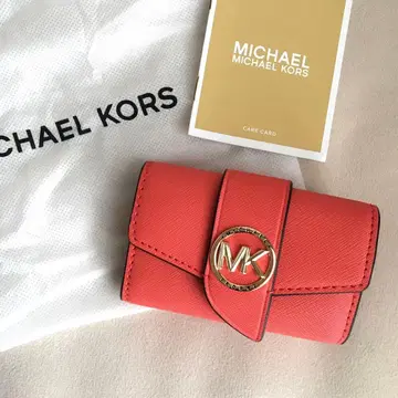 새상품 마이클코어스 MICHEAL KORS 레드 키케이스 지갑