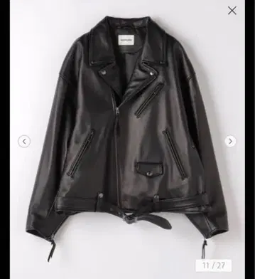 monkey time SHEEP OVER SIZED 라이더 자켓