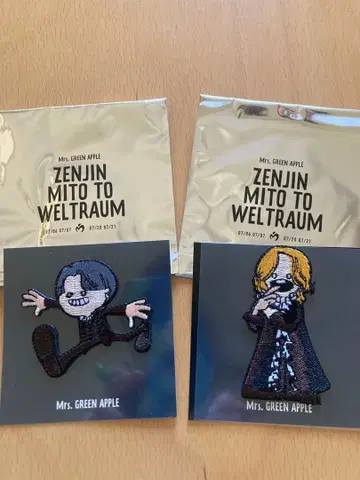 Mrs. GREEN APPLE 와펜 세트