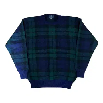 SHIPS 체크 무늬 스웨터 L