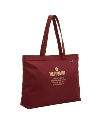 MARY QUANT 보트형 토트백 보르도 택 포함 새상품