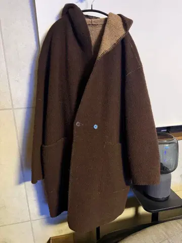 마카웨어 울 코트 브라운 일본제