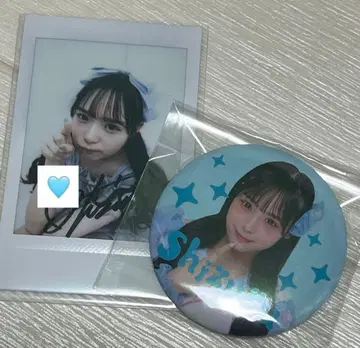 CUTIE STREET 하야마 물방울 캔뱃지 폴라로이드