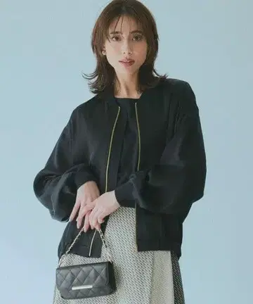 23구 [세탁 가능] 드레이프 새틴 MA-1 블루종 블랙