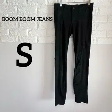 [ BOOM BOOM JEANS ] S 스키니 팬츠 블랙 스트레치 소재