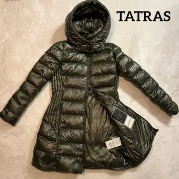 [ 새상품급 ] TATRAS 다운 자켓 바빌라 올리브 그린 사이즈 S